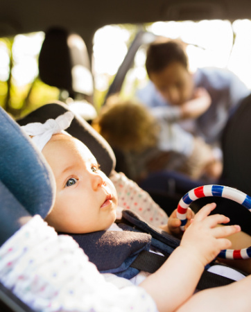 Baby in car seat | Car Insurance | An Post Insurance