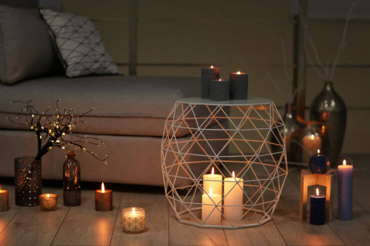 Relaxing candle display at home | Funeral Insurance Quote | An Post Insurance