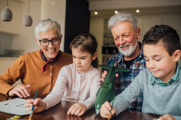 Family time Grandparents enjoying time with grandkids | An Post Insurance