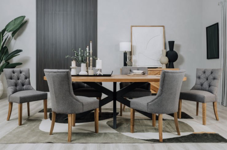 Grey chairs and dining table | Home Insurance | An Post Insurance