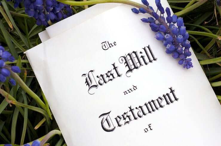 Last Will Final Person’s will resting on flowers | Funeral Insurance | An Post Insurance
