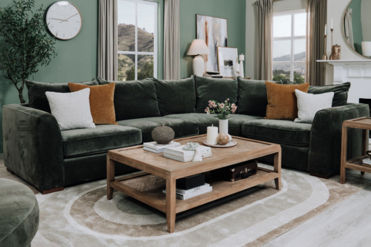 Muted living room with coffee table | Home Insurance | An Post Insurance