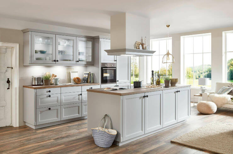 Open kitchen with white cabinets | Home Insurance Quotes | An Post Insurance