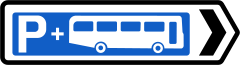 Park and ride direction Park and ride direction road sign | Car Insurance | An Post Insurance