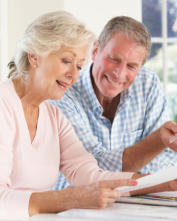Older couple planning – Funeral Insurance – An Post Insurance