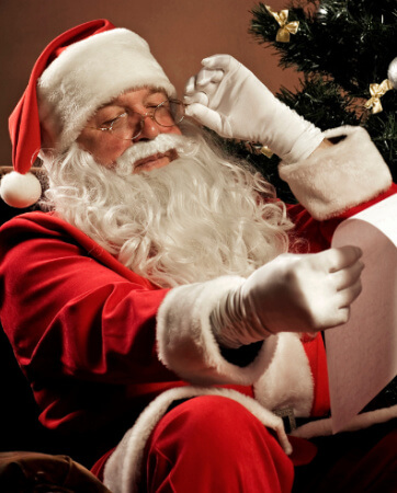 Santa reading his list | Christmas Days Out | An Post Insurance
