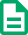 Green icon of a document with two horizontal lines.