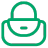 Green padlock icon in unlocked state.